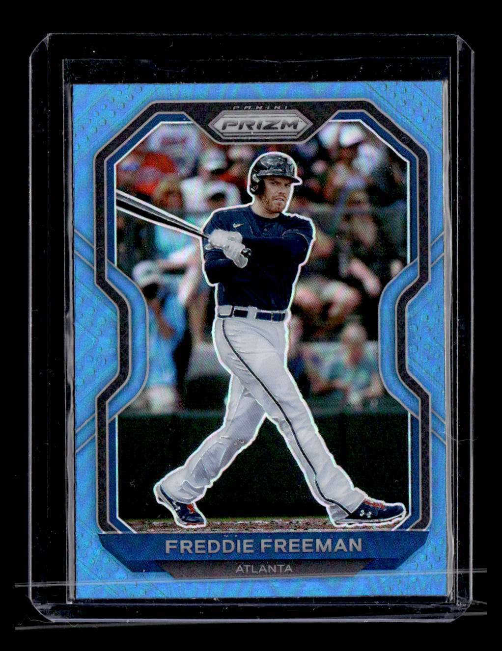 Freddie Freeman 2021 Panini Prizm Carolina Blue Prizm #112