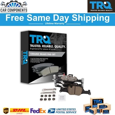 Juego de pastillas de freno delanteras de cerámica TRQ para BMW 530e 530i 540i X5 X6 Foto 1 de 4