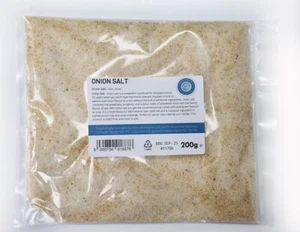 Onion Salt 200g, Seasoning, Premium Quality 100% Natural Vegan Friendly. - Picture 1 of 2