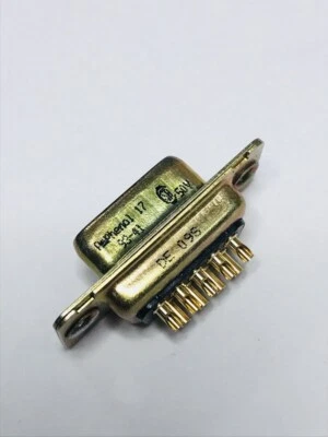 4pcs lot of 17DE09S Amphenol D-Sub Connector  9POS Female Solder Terminal - Image 1 of 3