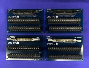 1 LOT QTY OF 4 - Terminal Block Interface Module 2M34FC (3-Tyco 1-RDI Brand) - Picture 1 of 12