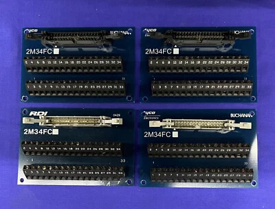 1 LOT QTY OF 4 - Terminal Block Interface Module 2M34FC (3-Tyco 1-RDI Brand) - Image 1 of 4