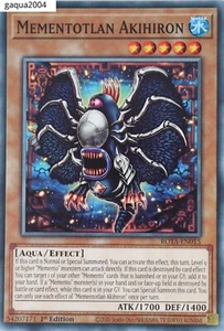 YuGiOh Mementotlan Akihiron ROTA-EN015 Common 1st Edition - Foto 1 di 1