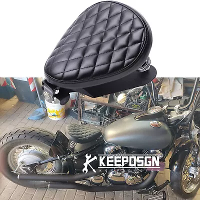 Solo Seat with Base For Harley Sportster 883 XL883 XLH883 1200 XLH1200 1000 XLH Foto 1 de 4