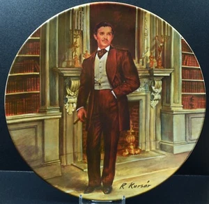 Gone With The Wind Collectors Plate ~ Rhett ~ Edwin M Knowles - Picture 1 of 3