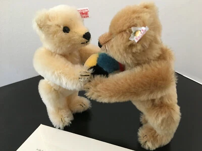 steiff 671517 Teddybären-Set mit Plüschball lim. Auflage:2000 St., 20 cm, - Bild 1 von 4