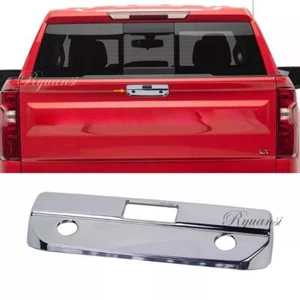 Tailgate Handle Cover Trim For 2019-2025 Chevy Silverado GMC Sierra 1500 Chrome - Bild 1 von 5