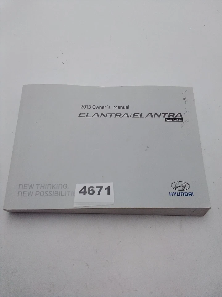 Hyundai Elantra Elantra 2013 cupé manual del propietario Foto 1 de 4