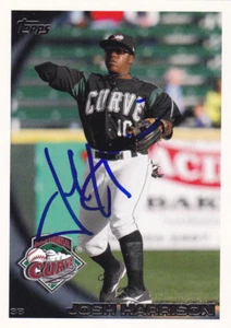 JOSH HARRISON ALTOONA CURVE SIGNED CARD PITTSBURGH PIRATES NATIONALS PHILLIES - Picture 1 of 1