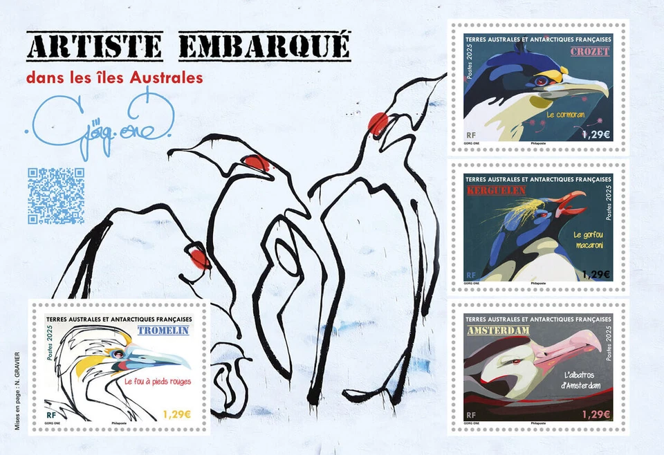 TAAF - Gorg One - Artist embarked in the Austral Islands - Image 1 of 1