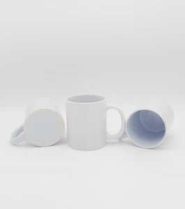 3A Sublimation Mugs 36Pcs Blank White 11oz Double Coated Handle Heat Press - Picture 1 of 3
