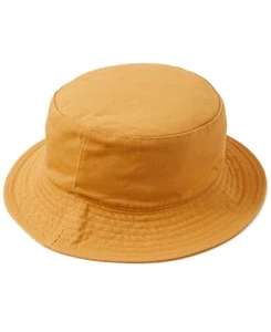 SUN + STONE Men's Denim Bucket Hat Mustard Yellow ONE SIZE - Picture 1 of 2