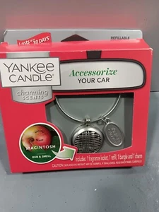 YANKEE CANDLE Fragrance locket,refill,bangle and charm MACINTOSH RUB&SMELL - Picture 1 of 4