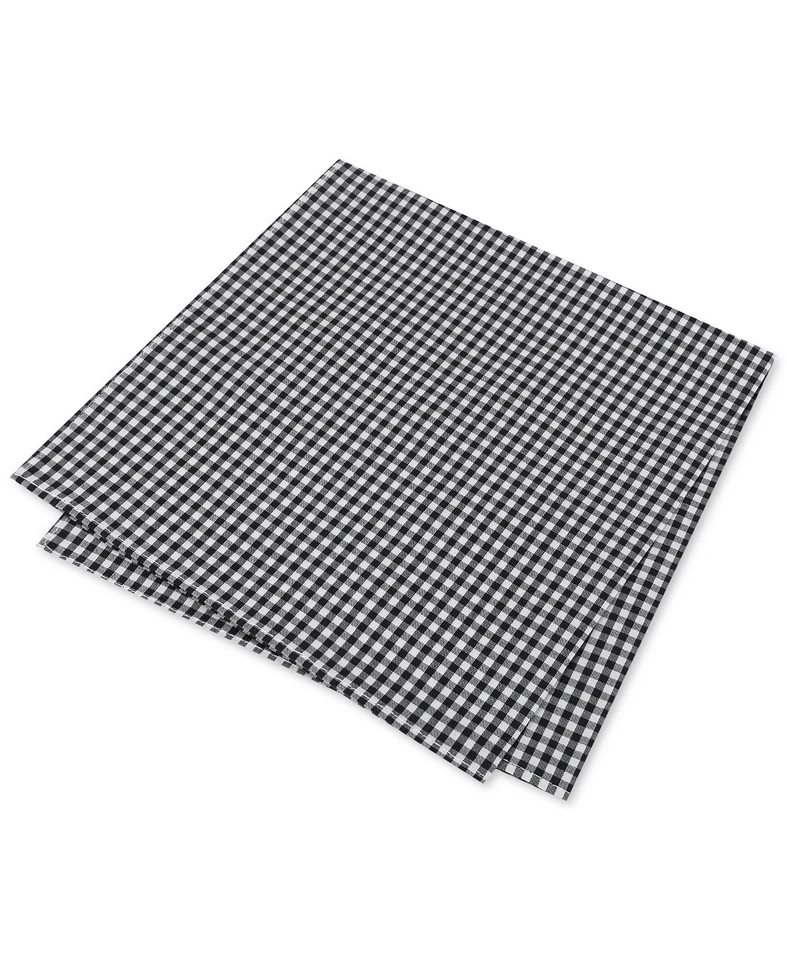 $125 Tommy Hilfiger Men'S Check Black White Handkerchief Classic Pocket Square - Image 1 of 1