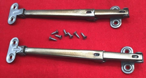 Pair of LARSEN folding Hinges for drop leaves - from a Gibbard Tea Cart Cover