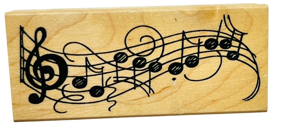 SELENDO ÁLBUM DE RECORTES DE NOTAS DE 1998 CON SELLO DE GOMA DE MÚSICA ONDULADA #51167 Foto 1 de 4