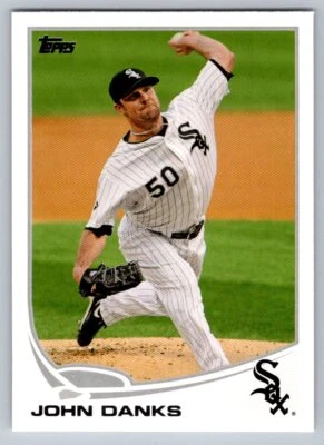 2013 Topps 系列 1 Base # 150 - John Danks - 芝加哥白袜队 — 第 1/2 张图片