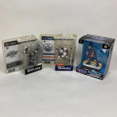 Wayne Gretzky Edmonton Oilers Variant NHL Legends 1 McFarlane Lot Of 3 Box Damag Cover