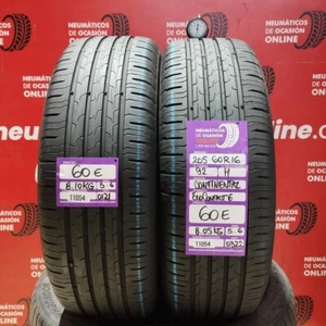 2x 205 60 R16 92H CONTINENTAL ECOCONTACT6 5.6/5.6mm REF:11054 - Imagen 1 de 9