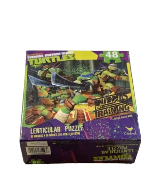 Nickelodeon Teenage Mutant Ninja Turtles 12”x9” Lenticular Puzzle 48 Piece NEW ✅ - Image 1 of 4