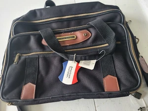 NWT - American Tourister Black Carry-on Travel Bag with Shoulder Strap - Picture 1 of 4