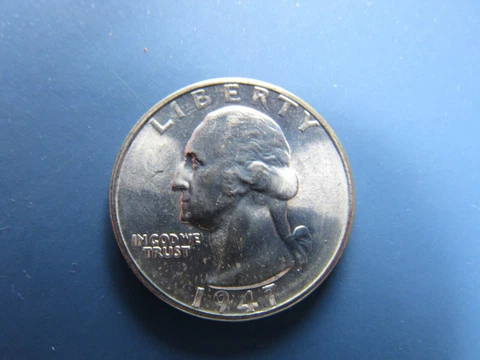 1947 s Gem BU Washington Quarter Cover
