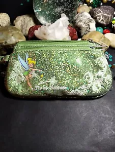 Walt Disney Tinkerbell "Fly By Attitude" Lime Green Rhinestone Wallet - Picture 1 of 11