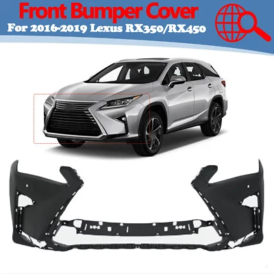 NEW Primed - Front Bumper Replacement for 2016-2019 Lexus RX350 RX450H Foto 1 de 4