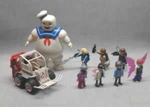 Ghostbusters Playmobil Figuren Stay Puft Geisterjagd Auto Zubehör Konvolut Set - Bild 1 von 15