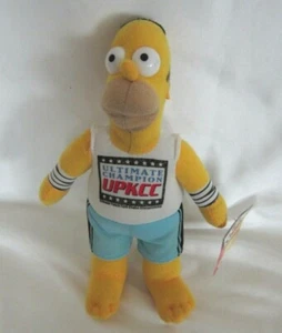 Homer Simpson 10" wearing Ultimate Champion UPKCC Shirt Soft Stuffed Plush-New! - Picture 1 of 2