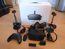 Oculus Rift CV1 VR Headset w/ Oculus Touch Controllers -- barely used, orig. box