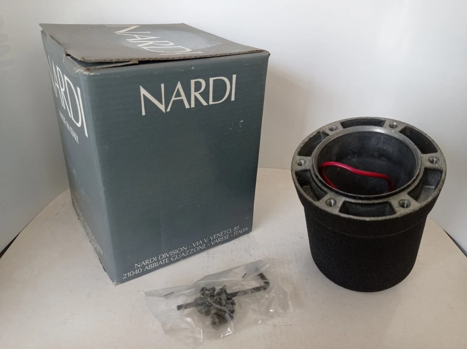 NARDI Fits TOYOTA COROLLA E10 LANDCRUISER Original Steering wheel hub adapt. NEW - Image 1 of 4