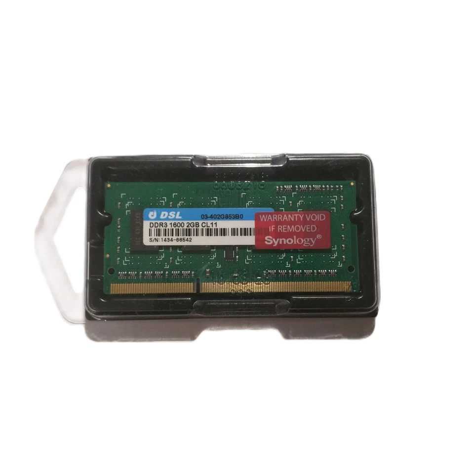 SYNOLOGY 03-402G853B0 2GB RAM DDR3-1600 CL11 SODIMM - Image 1 of 1