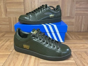 RARE🔥 Adidas Official Military Army Green Gold Sz 10.5 Men's Shoes Referee VTG - Picture 1 of 14