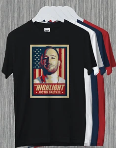 T-Shirt The Highlight Justin Gaethje MMA Mixed Martial Arts lustiges Geschenk Unisex - Bild 1 von 5