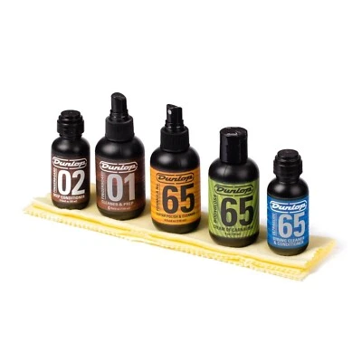Dunlop Formula 65 Набор для Обслуживания Гитары Восковая Полировка Струны Чистый подарочный пакет - Изображение 1 из 4