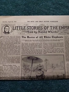 B4b Ephemera 1924 article British conquer Burma  - Picture 1 of 1