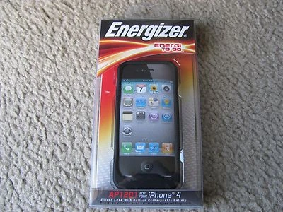 Funda Silicona Energizer AP1201 con Batería Recargable Incorporada para iPhone 4 y 4S Foto 1 de 2