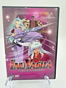 InuYasha Vol. 26 Curse of Generations (DVD, 2004) VIZ – Tested, Anime - Imagen 1 de 4