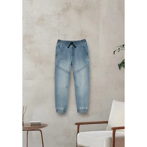 365 Kids from Garanimals Boys Denim Joggers, Sizes 10 - Picture 1 of 7