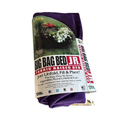 Smart Pot Big Bag Bed Jr. Fabric Raised Bed - Purple 36" x 12" 50 Gallons USA - Image 1 of 2