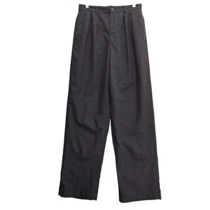Vintage 90er J Crew Wollmischung plissiert weites Bein Hose anthrazitgrau Gr. 6 Hongkong - Bild 1 von 9