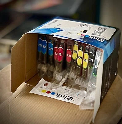EZ-INK premium ink cartridges ultra Sharp Complete 18 pack All Colors 220 221 FS - Image 1 of 4