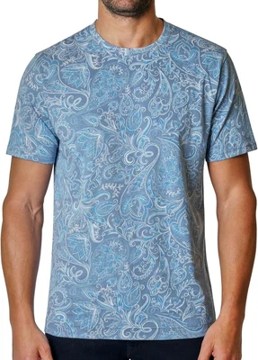 Robert Graham Hermosa Camiseta Estampada Doble Tono Paisley L XL 2XL 3xl Para Hombre Nueva Foto 1 de 2