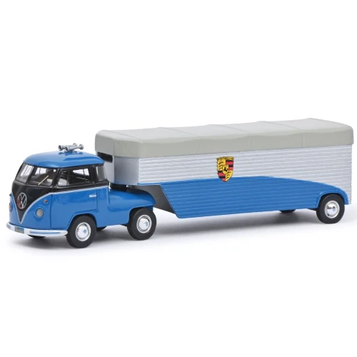 1 64 SCHUCO Vw T1B Continental Motors Porsche Car Transporter 1962 452001500