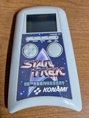 Juego portátil Konami 25 aniversario Star Trek (falta cubierta de batería) funciona  Foto 1 de 2