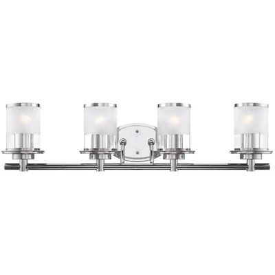 Designers Fountain 6694-CH Essence 4 luces 32 pulgadas cromo baño barra luz de pared Foto 1 de 2