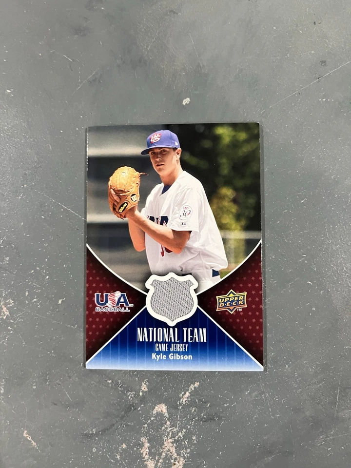 2009 Upper Deck - USA National Team Kyle Gibson #USA-KG Game Jersey (MEM, RC) - Image 1 of 2