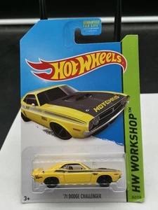 Mattel 2014 Hot Wheels HW Workshop 242/250 71 Dodge Challenger gelb - Bild 1 von 2