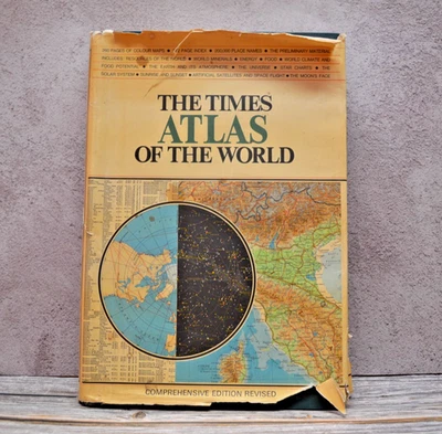 The Times Atlas of the World Comprehensive Edition Revised 1967-1968 Vintage🟪 - Image 1 of 4